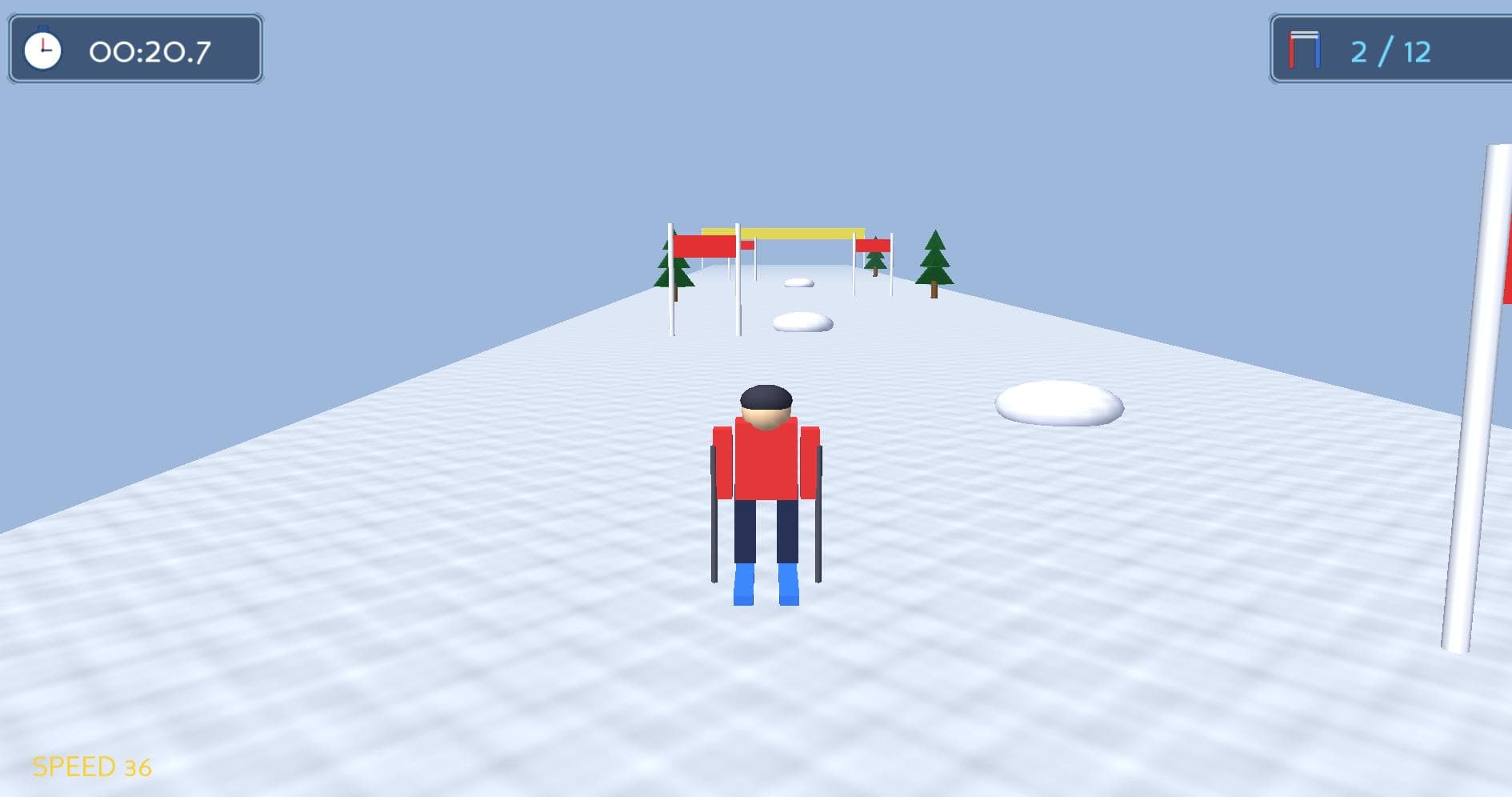 Ski 3D — Downhill Slalom Racer