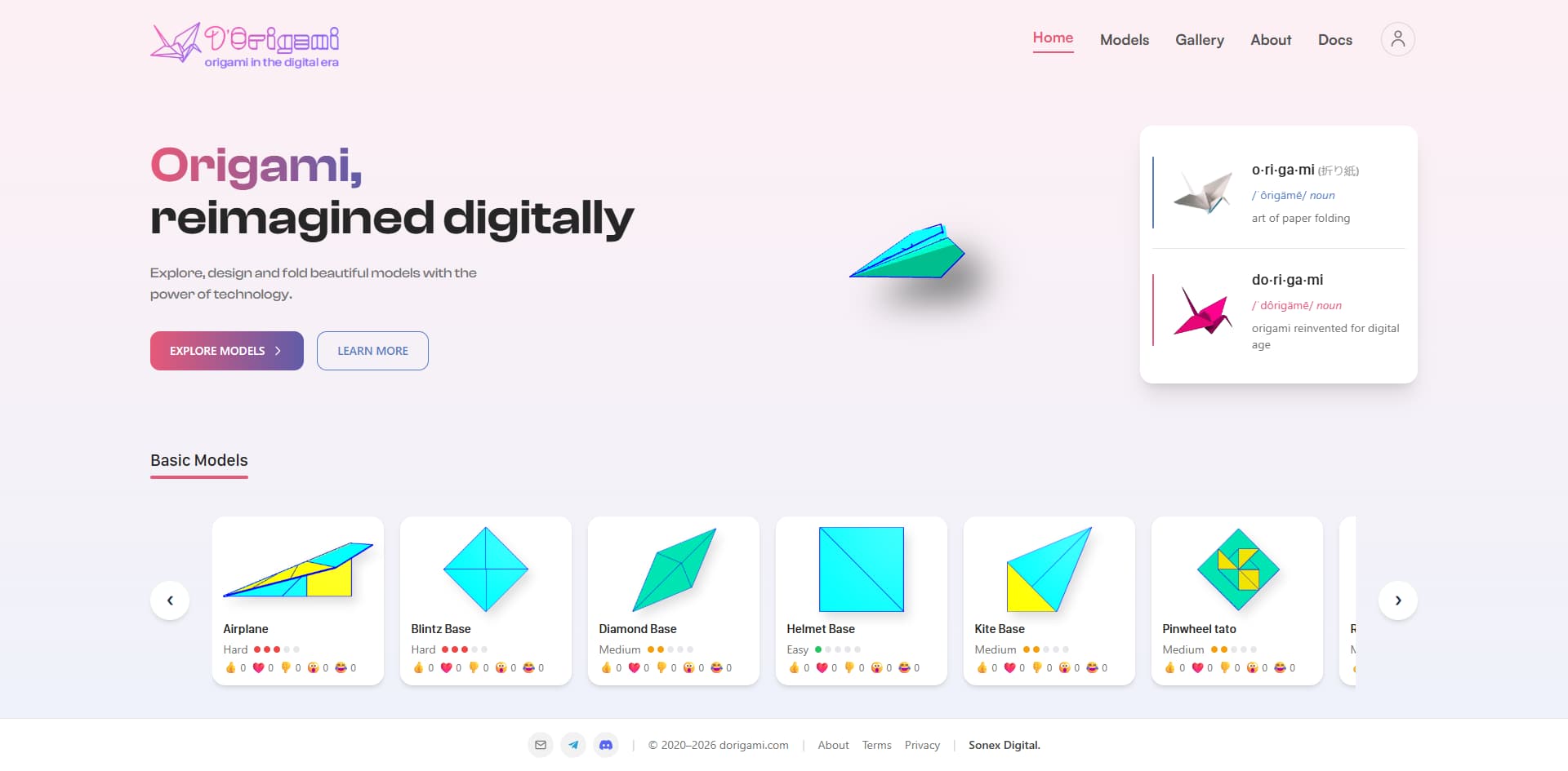 Dorigami — A Creative Origami Platform Connecting Creators and Communities